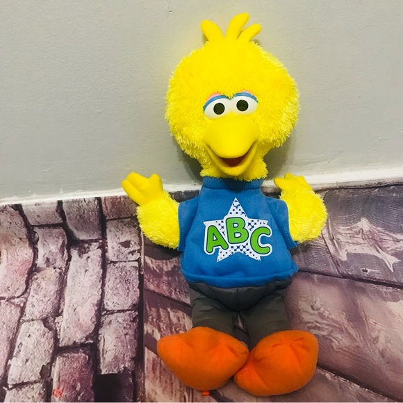 Sesame Street Toys 20 Hasbro Sesame Street 14 Plush Abc Big Bird Talking Singing Poshmark